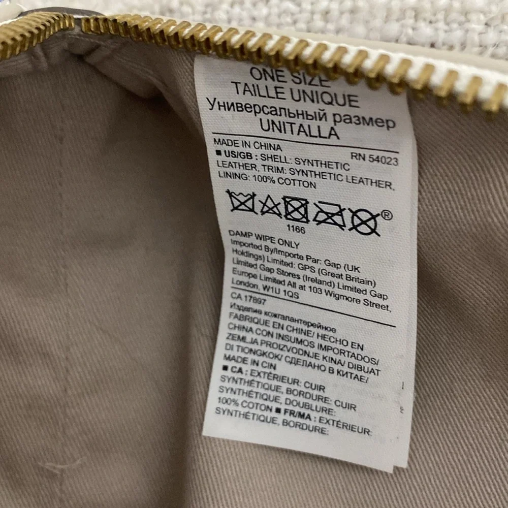 Banana Republic Blue/White Stripe with Pink Pineapple Print Clutch - Picture 8 of 13